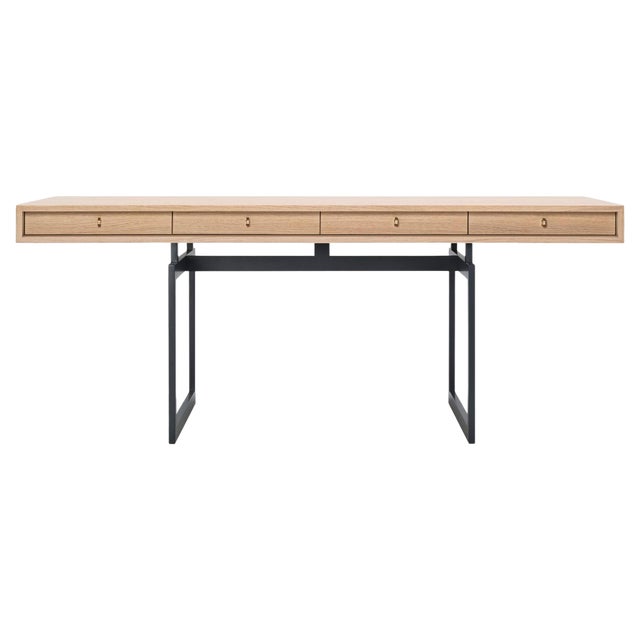 Dark Gray and Natural Oak Office Desk by Bodil Kjaer for Karakter For Sale