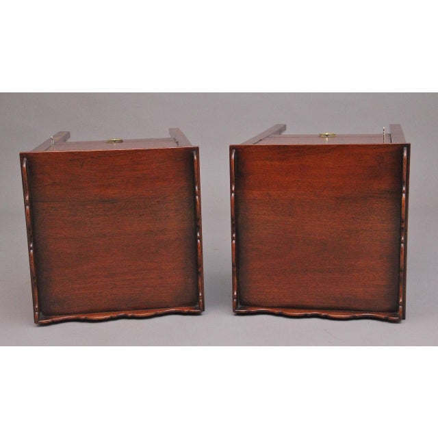 Mahogany Bedside Cabinets, 1920s, Set of 2 For Sale - Image 6 of 10