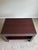 Wood Late 20th Century Barbara Barry for Baker Dark Mahogany Modern Side Table / Nightstand With Pull-Out Shelf For Sale - Image 7 of 10