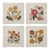 Turkish Hand-Embroidered Floral Cushion Covers - Set of 4 For Sale