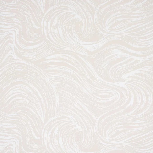 Sample - Schumacher Shio Wallpaper in Neutral For Sale