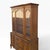 Brown Late 20th Century Queen Anne Style Wood and Glass China Hutch Cabinet For Sale - Image 8 of 18