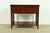 Baker Furniture Historic Charleston Chippendale Carved Mahogany Rolling Buffet Server or Bar Cart For Sale - Image 10 of 11