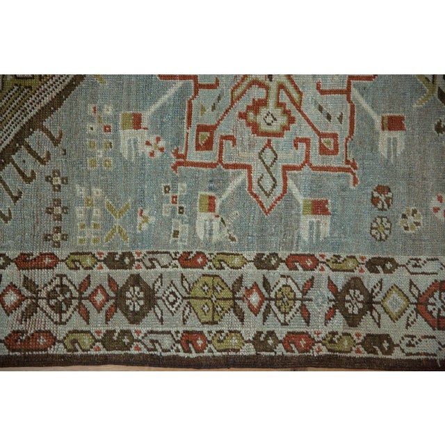 Textile Vintage Distressed Karaja Rug Runner - 3'5" x 16'10" For Sale - Image 7 of 12
