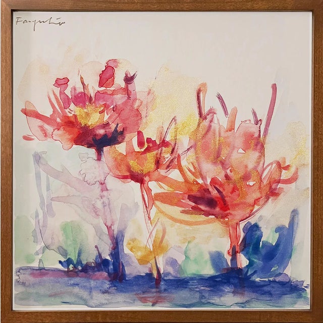 Contemporary 11" X 11" Limited Edition Prints "The Blossom No.3" by Fanyu Lin For Sale - Image 3 of 3