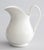 A superb antique Dutch white ironstone pitcher by Petrus Regout in Maastricht, Holland, circa 1890. Maker's mark on the...