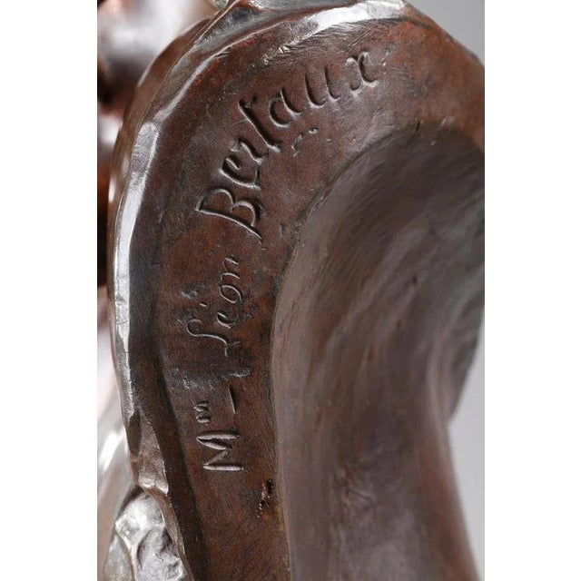 Psyche Bust in Patinated Bronze from Boyer and Rolland For Sale - Image 16 of 18