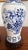 Early 20th Century Chinoiserie Blue and White Porcelain Vase Table Lamps For Sale - Image 5 of 12