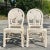 Late 20th Century Vintage Coastal Rattan Dining Chairs - Set of Four For Sale - Image 5 of 9