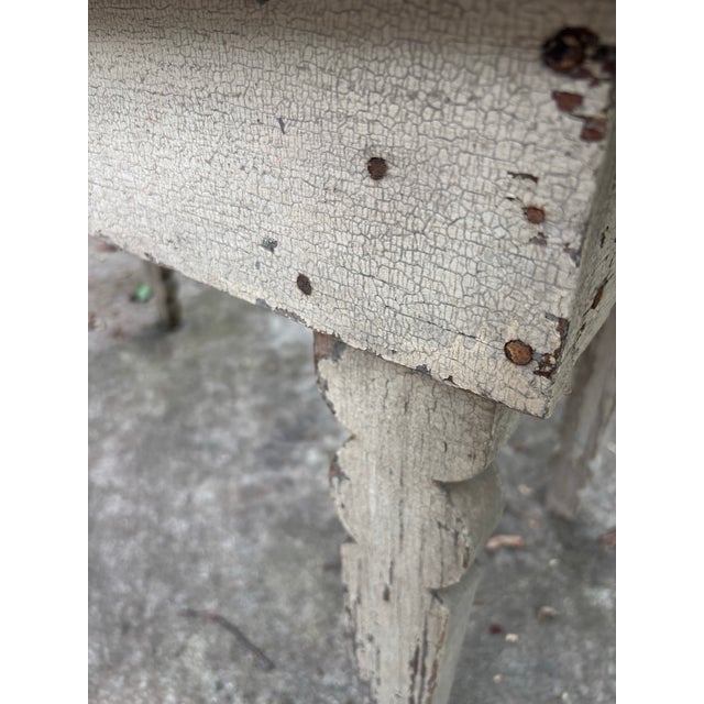 Primitive Harvest Table For Sale - Image 4 of 10