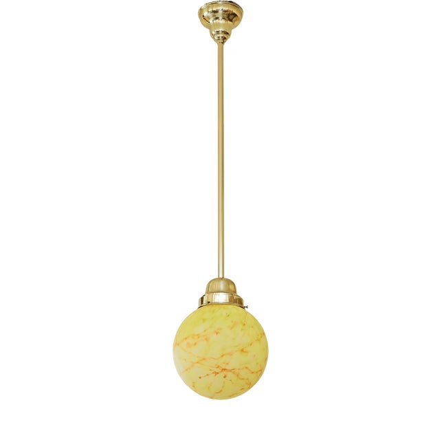 Art Deco Pendant Lamp, 1920s For Sale
