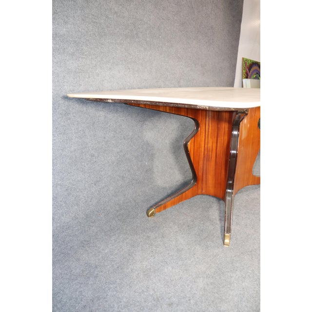 Mid-Century Modern Mid 20th Century Italian Marble Dining Table For Sale - Image 3 of 8