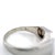 Silver Art Deco 14k White Gold Old European Cut Diamond Ring, Size 7.75 For Sale - Image 8 of 14