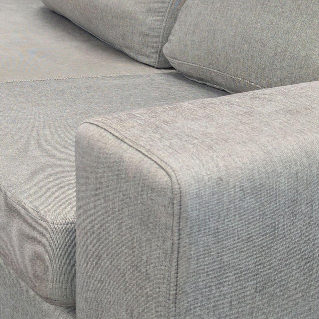 Gray BoConcept Modern Light Gray Sectional With Adjustable Headrests For Sale - Image 8 of 11