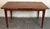 Brown Mid-Century Modern Teak Dining Table With Pullout Leaves For Sale - Image 8 of 13