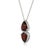 Minimalist Garnet Drop Necklace, January Birthstone Necklace for Woman For Sale - Image 4 of 5