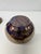 Ceramic Gold and Purple Teardrop Lidded Jar For Sale - Image 7 of 14