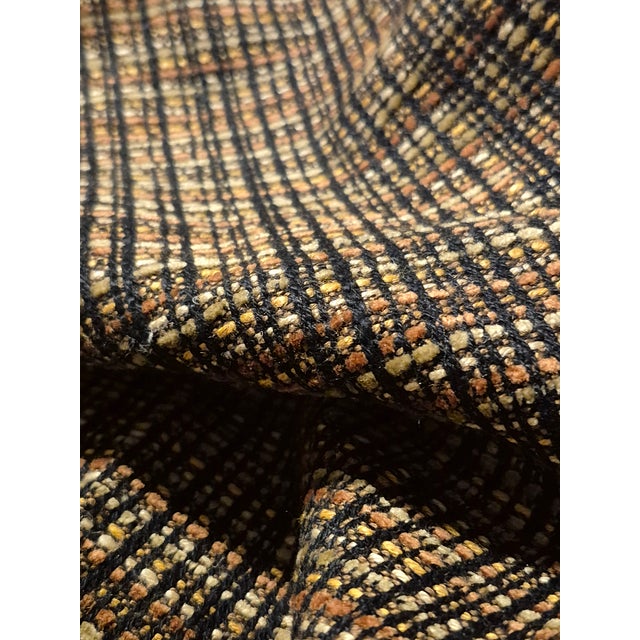 Chanel Style Black Beige Boucle Fabric Remnant For Sale - Image 4 of 9