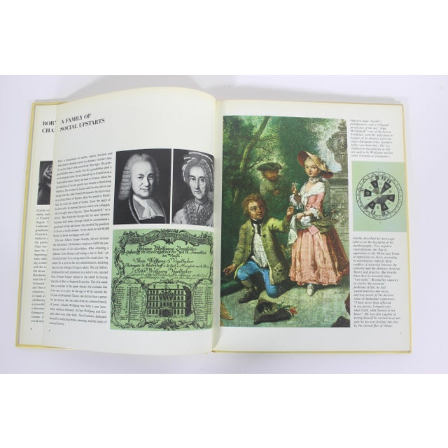 Paper 1967 the Life and Times of Goethe Book Hardcover Hard Cover, Gift for Art Poetry History Lover, Coffee Table Bookshelf Styling For Sale - Image 7 of 8