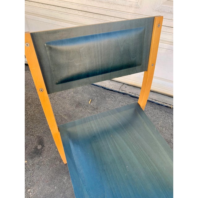 Blue Bpa International Italin Chair- (Blue) For Sale - Image 8 of 11