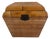 Thick Bamboo and Pencil Reed Lidded Box For Sale