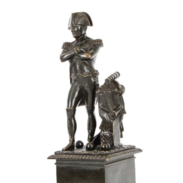 19th Century Napoleon Bonaparte Library Bronze Sculpture For Sale - Image 9 of 17