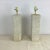 Late 20th Century Pair Vintage Modern Concrete Table Lamps For Sale - Image 5 of 13