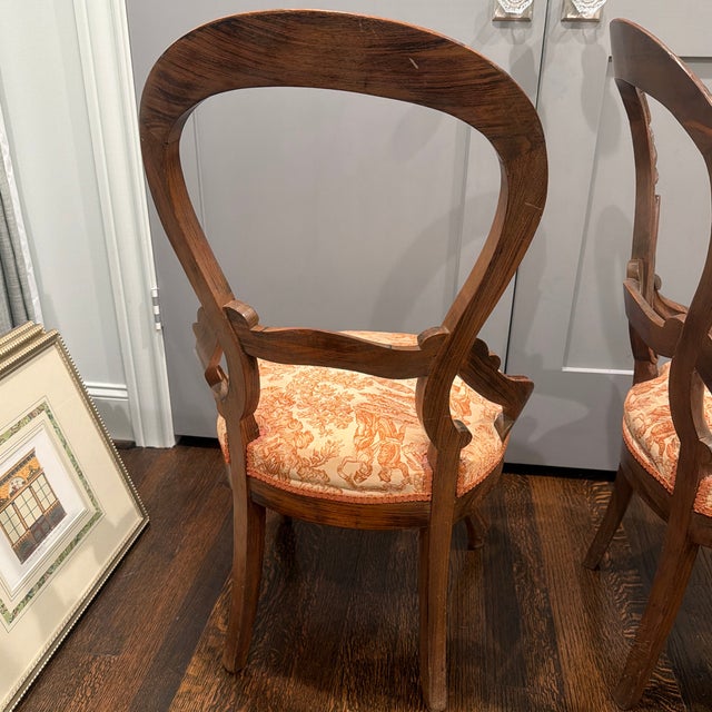 Late 20th Century Vintage Upholstered Chair (Set of 2) For Sale - Image 5 of 10