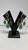 Modern Natural Turquoise, Emerald, & Diamond Earring in 14k Gold For Sale - Image 3 of 8