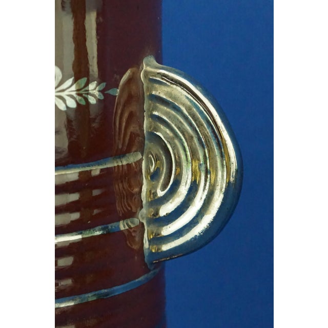 Futurist Ceramic Vase from C.I.M.A Deruta, Italy, 1930s For Sale - Image 12 of 18