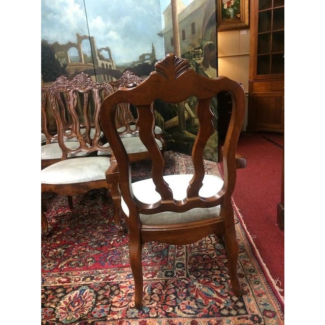 Vintage Dining Chairs, Century Furniture, Set of Ten For Sale - Image 6 of 11