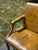 Late 19th Century Very Fine 19th C. Georgian Style Leather Arm Chair in Ochre / Mustard / Green For Sale - Image 5 of 18