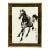 Vintage Original Japanese Galloping Horse Ink Wash Painting For Sale