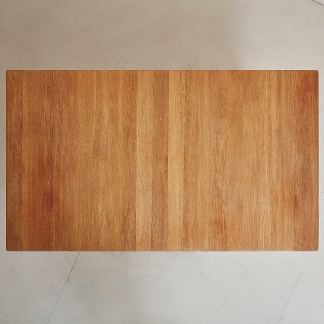 Brown Rectangular Oak Coffee Table by Kurt Østervig, Denmark 1960s For Sale - Image 8 of 11