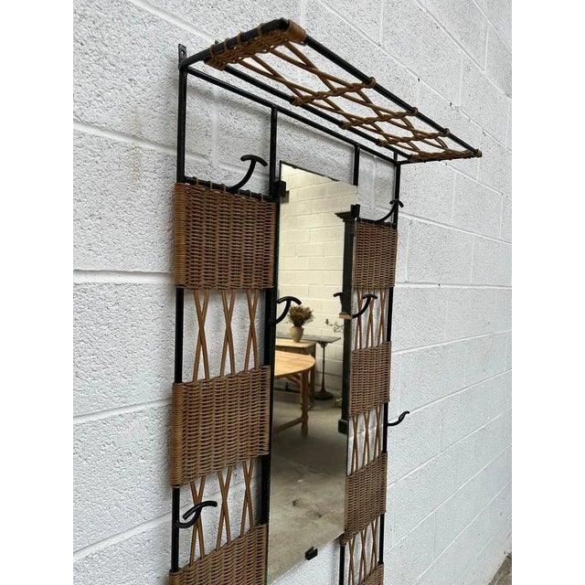 Rattan and Metal Lockers, Set of 2 For Sale - Image 9 of 17