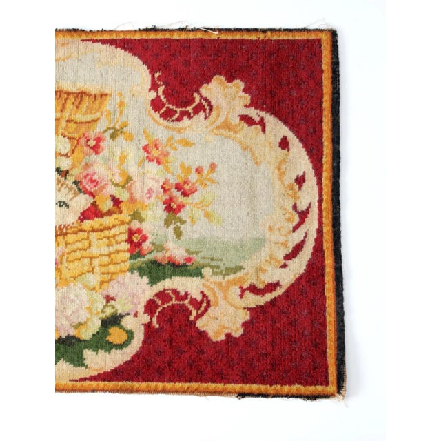 Antique Woven Tapestry Wall Hanging For Sale - Image 6 of 9