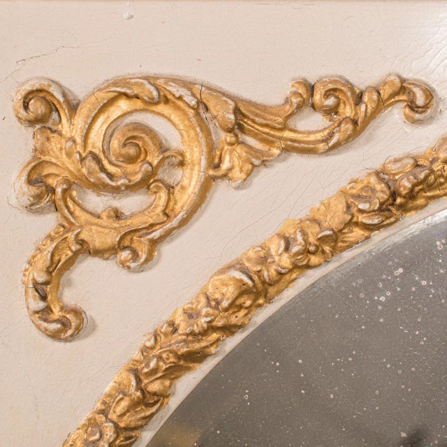 1900s Antique Victorian Overmantle Italian Mirror For Sale - Image 9 of 10