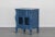 Vintage Pair of French Style Blue Nightstands For Sale - Image 4 of 7