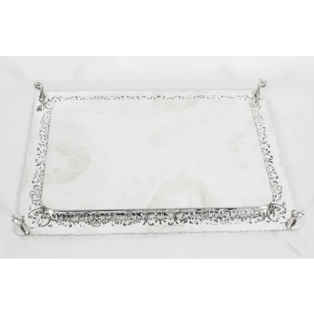 Silver Plated Salver by Fenton Russel, 1800s For Sale - Image 15 of 18
