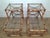 Mid 20th Century Vintage Pair of Bamboo & Rattan 2 Tiered Glass Top End Tables For Sale - Image 5 of 8