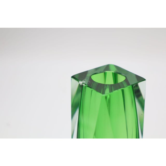 Murano Sommerso Faceted Vase by Alessandro Mandruzzato for Cavagnis, 1970 For Sale - Image 4 of 6