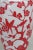 Anchor Hocking Red Birds Cherry Blossoms Flower Milk Glass Vase For Sale - Image 10 of 11