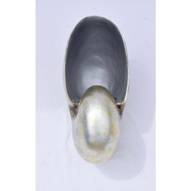 Monumental Nautilus Shell Container Planter Vase For Sale In Philadelphia - Image 6 of 10
