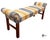 Wood Vintage Traditional Chippendale Style Mahogany Frame Upholstered Bench For Sale - Image 7 of 8