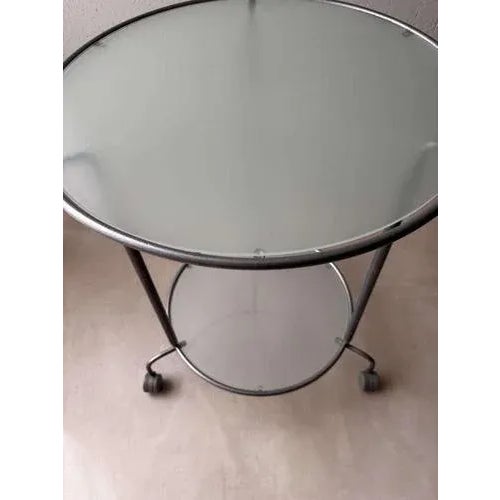 Two-Tiered Serving Trolley with Glass from Ikea For Sale - Image 6 of 12