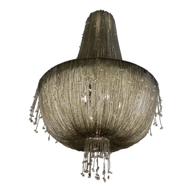 Restoration Hardware 1930's French Beaded Chandelier ...