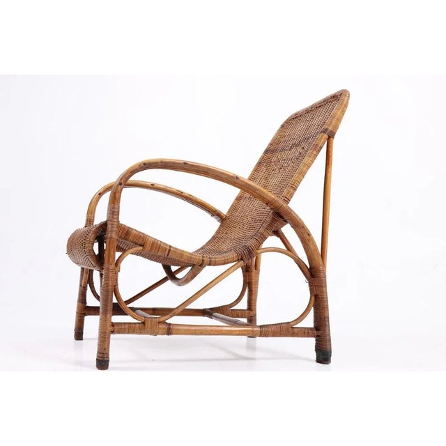 Great looking lounge chair in bamboo. Designed and made in Denmark. Great original condition.