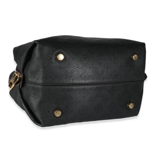 Animal Skin Black Monogram Mahina Galatea PM For Sale - Image 7 of 8