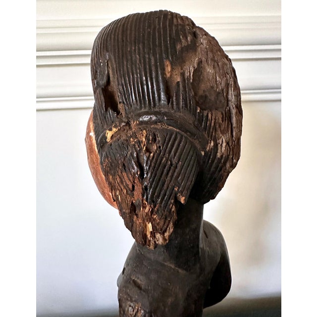 Gabon Punu Ancestor Female Figure on Custom Stand For Sale - Image 13 of 16