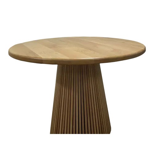 Our stunning Round Solid Beech Wood Dining Table featuring elegant slatted legs. This beautifully crafted table is not...